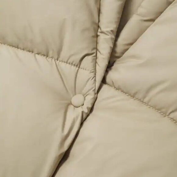 Mango padded quilted bomber jacket in light green - Picture 6 of 7